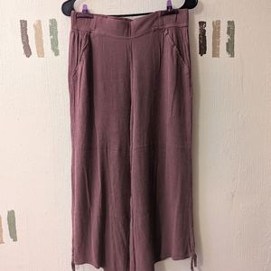 Capri dress pants mauve